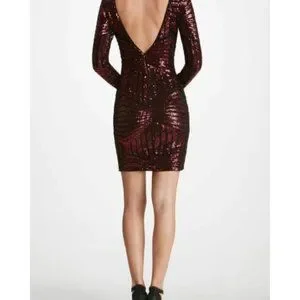 Dress the population berry lola dress clearance